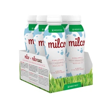 MILCO Bebida sem proteína Milco para tratamento dietético de doenças renais 6 garrafas de 200 ml