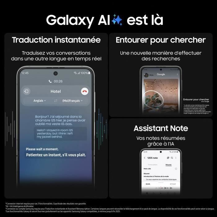Smartphone Samsung Galaxy Z Flip5 256Go Lavande 5G Single SIM - Version US (États-Unis)