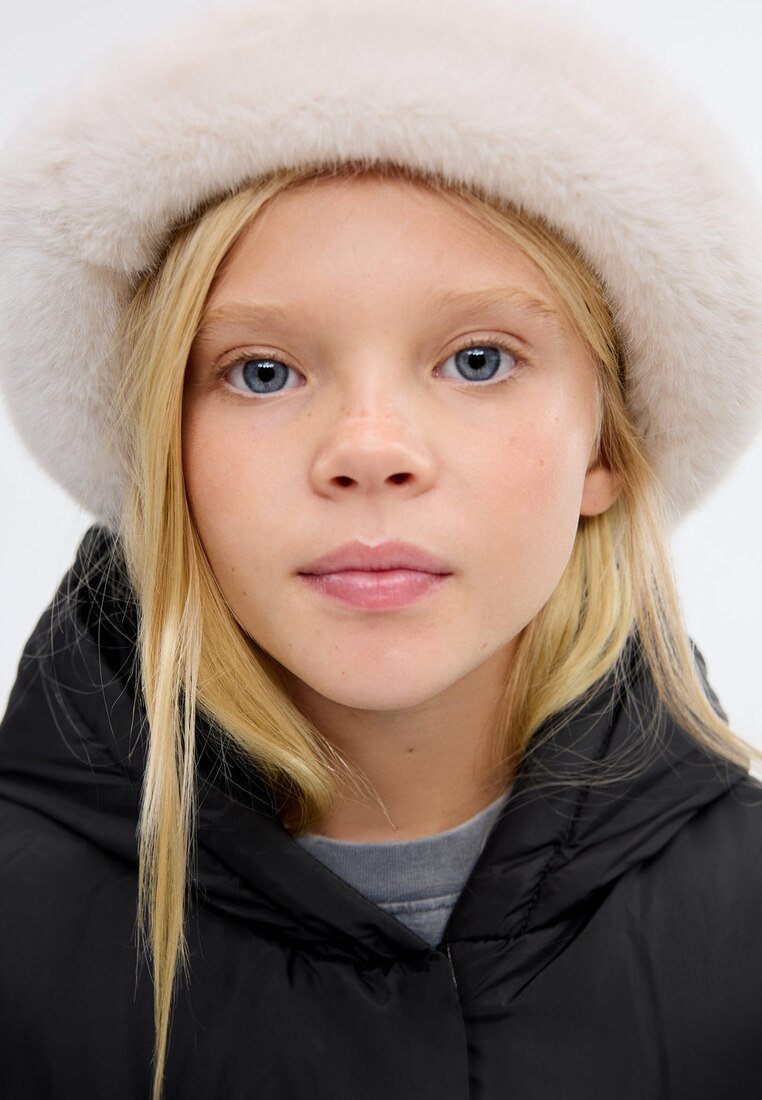 Mango Kids winterjas - zwart