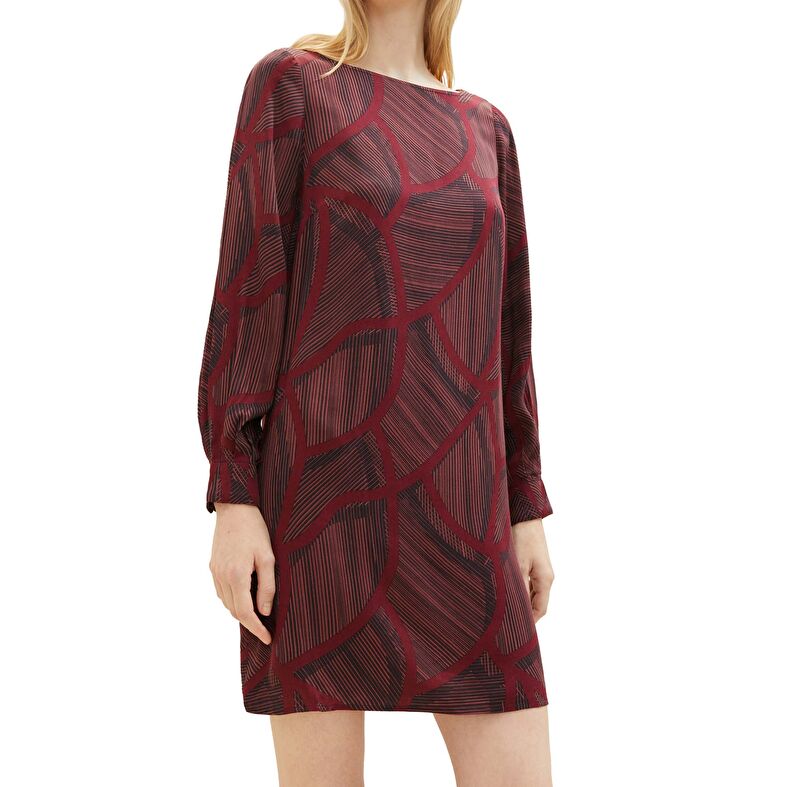  Abito bordeaux da donna