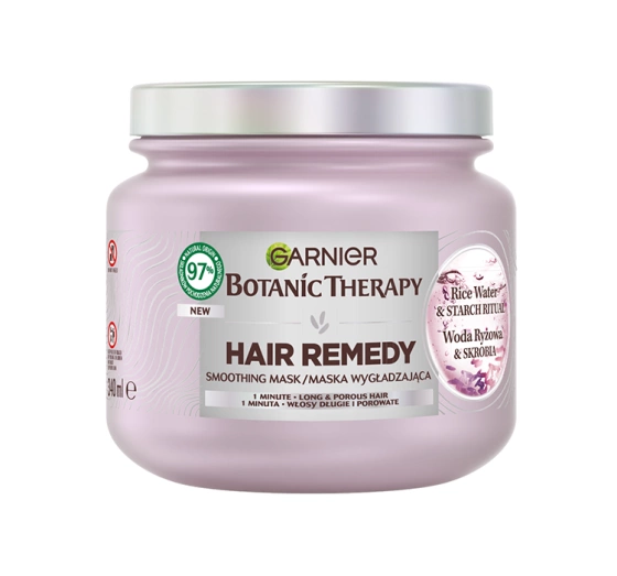Garnier Botanic Therapy Rice Water&Starch Ritual wygładzająca maska do włosów 340 ml