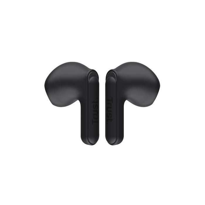 Auriculares Bluetooth Trust Yavi - Intraurales - 23 horas de autonomía - Cancelación de ruido ENC - Negro