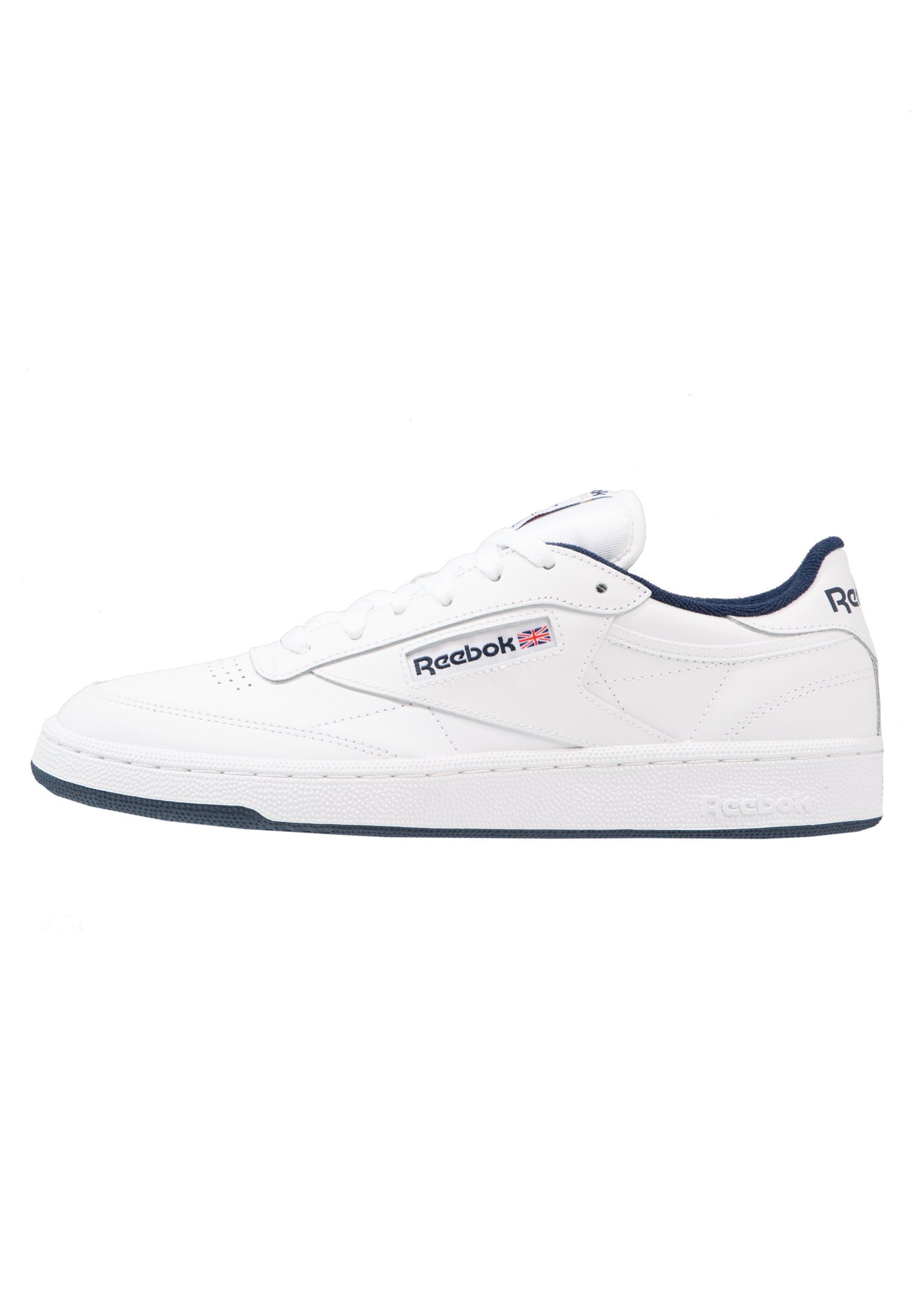 Reebok Classic CLUB C 85 UNISEX - Joggesko - white/navy