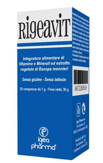IGEA PHARMA Rigeavit Complément alimentaire multivitaminé et multiminéral 30 comprimés