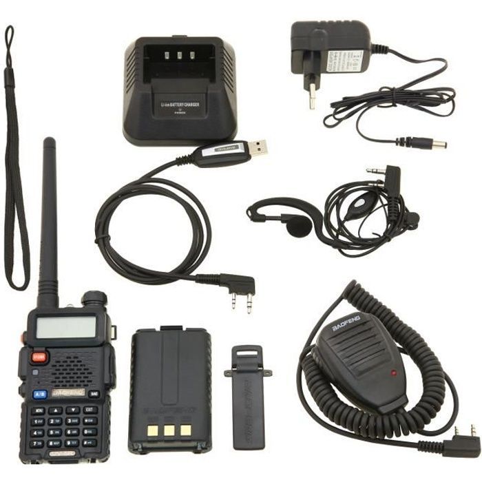 Radio walkie-talkie Baofeng UV-5R FM VHF/UHF