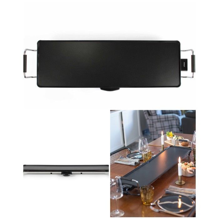 Plancha Électrique - LIVOO - Teppan Yaki - 1800W - Surface 90x23 cm - Anti-adhésif