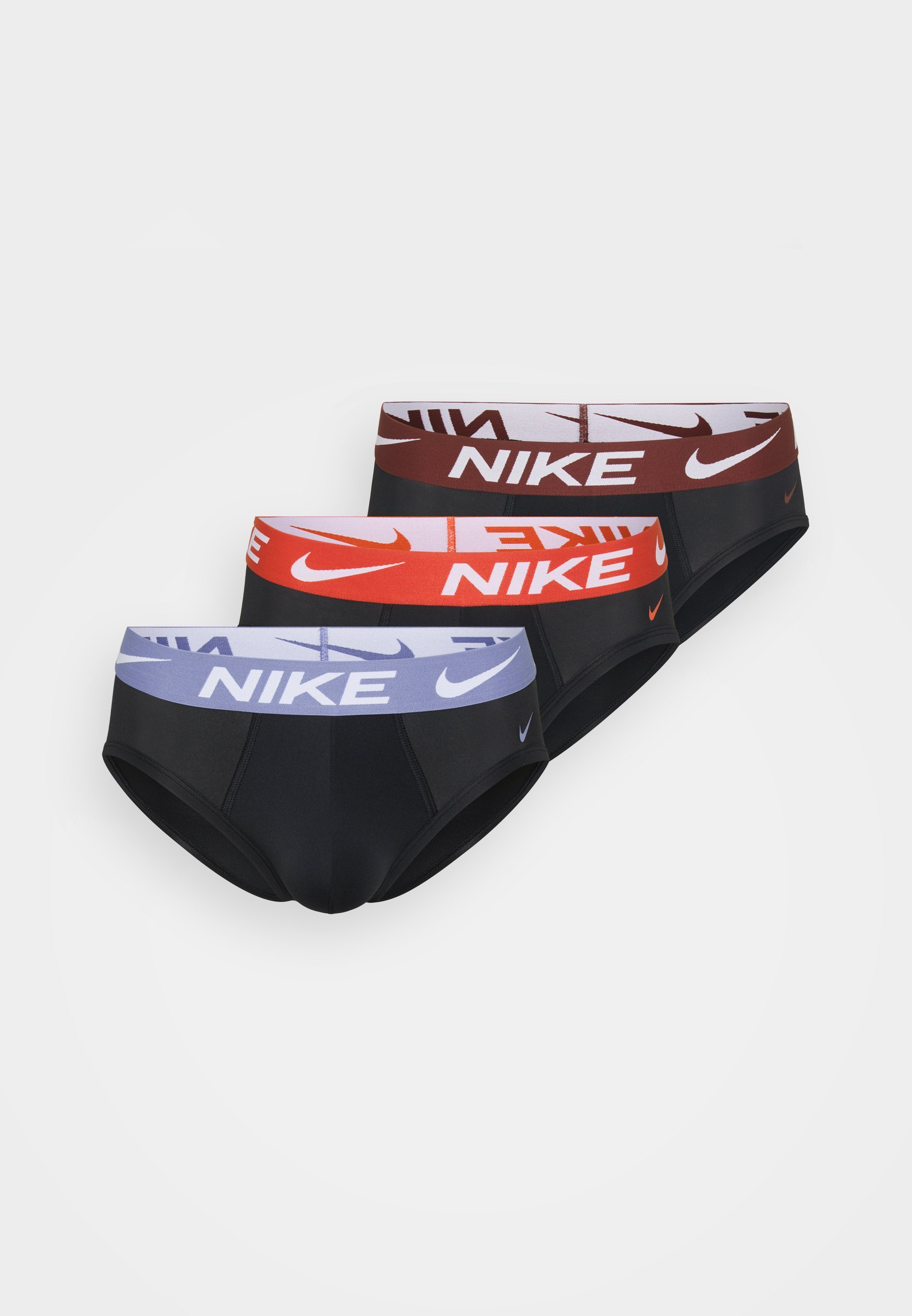 Slip Nike HIP BRIEF confezione da 3 - Slip - nero rosso/nero rosso scuro/nero indaco
