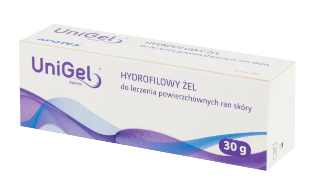 UniGel, Hydrofilowy żel do leczenia powierzchownych ran skóry