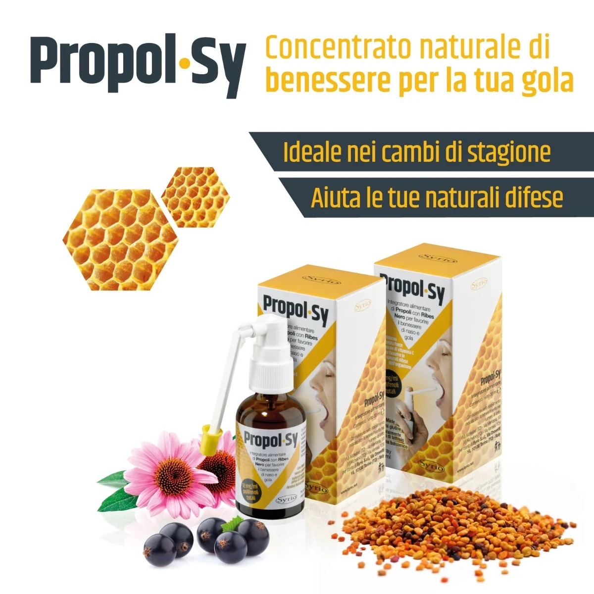 SYRIO Propol-Sy 30 ml ondersteunt de natuurlijke afweer van het lichaam.