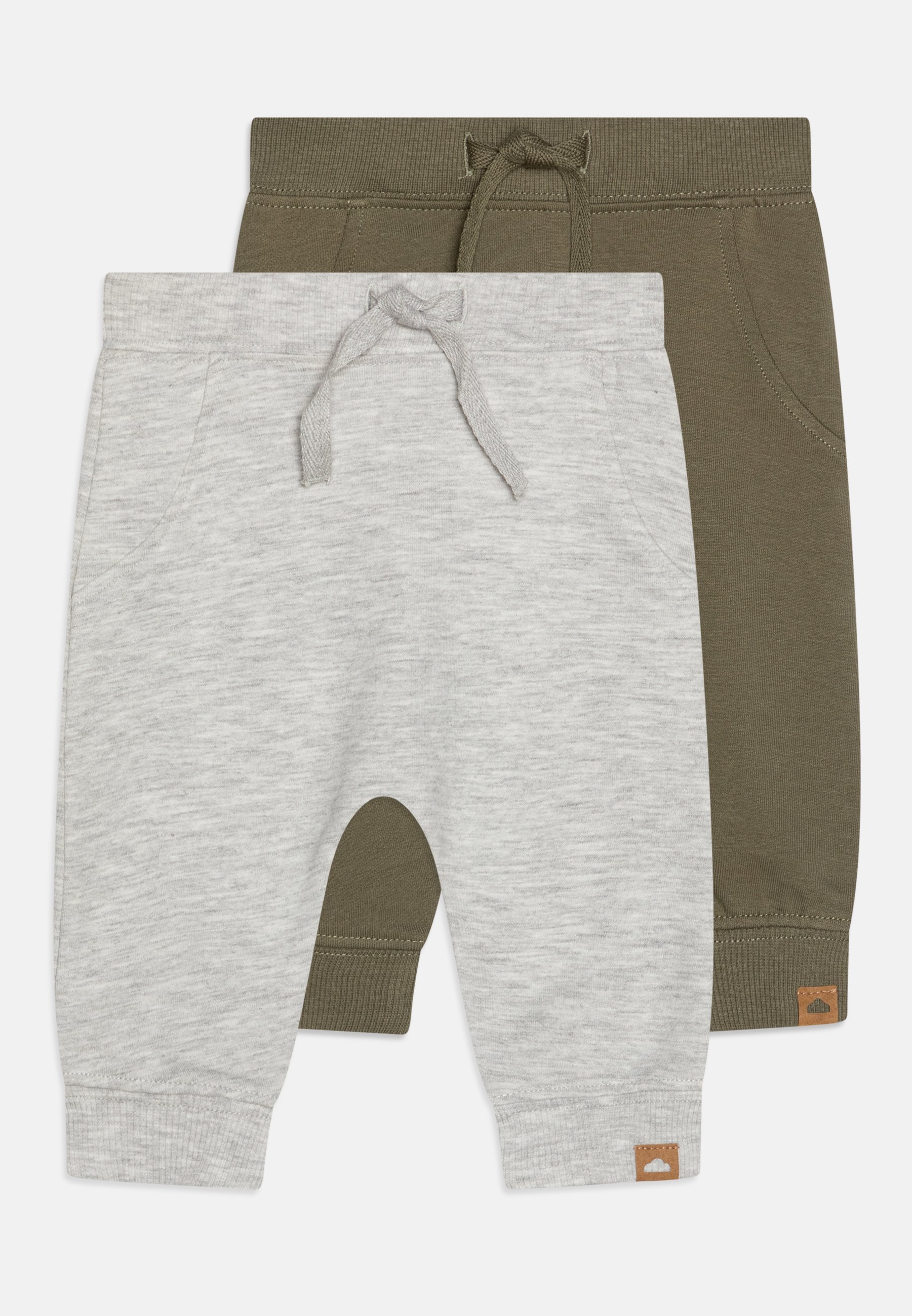 Name it NBNTAKKI PANT UNISEX 2 PACK - Nadrág - világos szürke melange