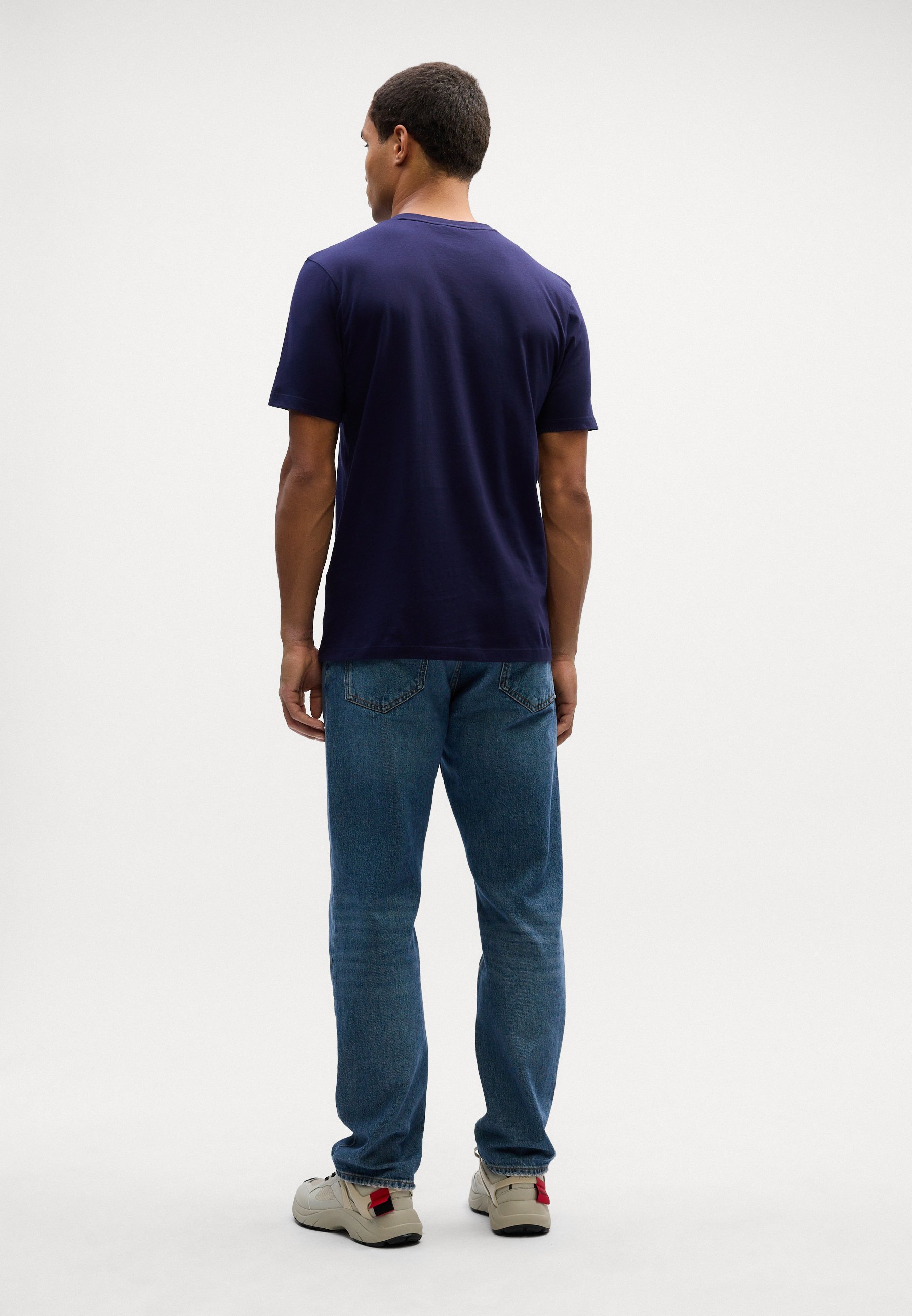 HUGO DULIVIO - T-shirt imprimé - marine
