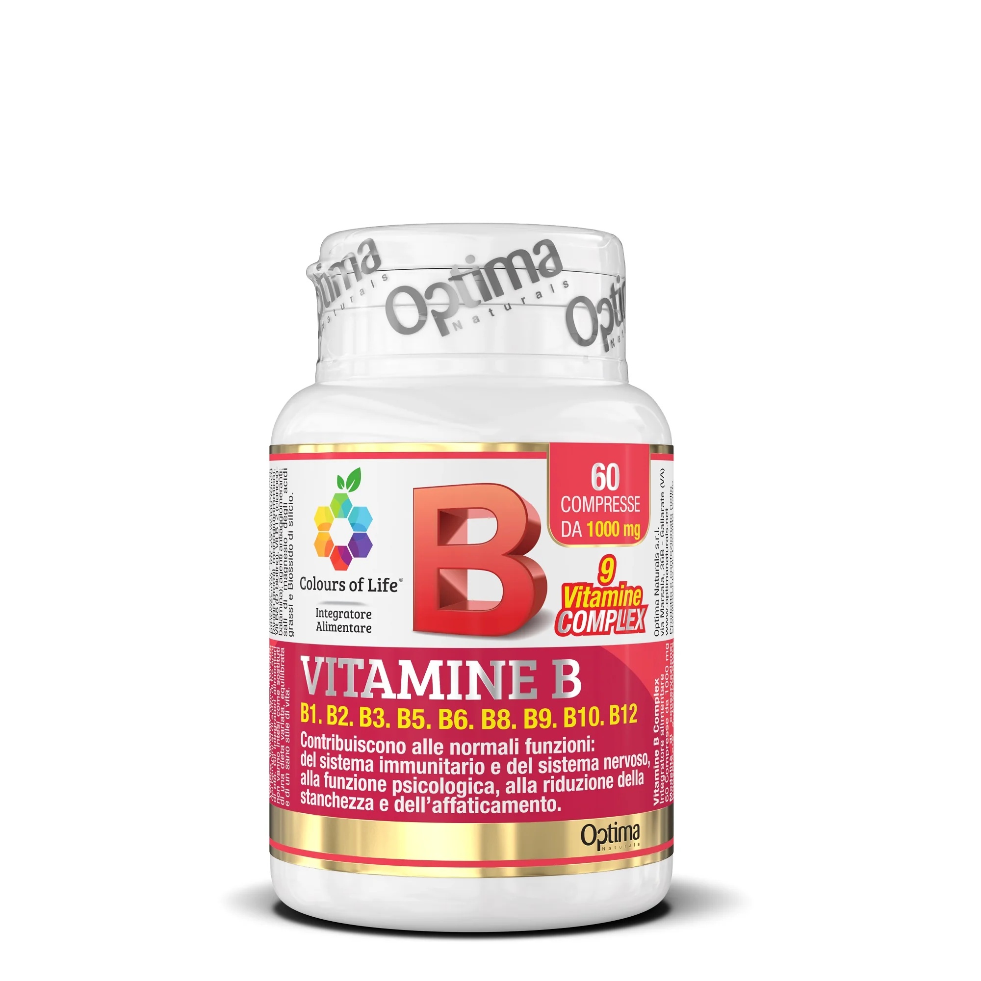 Kleuren van het Leven Optima Kleuren van het Leven Vitamine B-complex 60 tabletten B-vitaminen