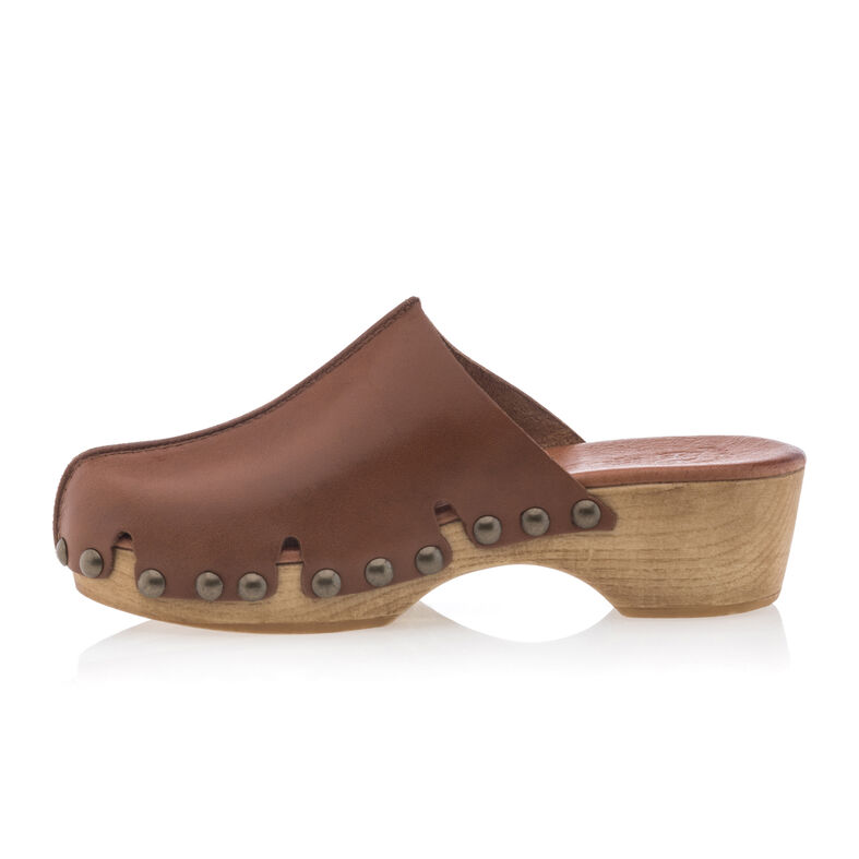 Γυναικεία καφέ mules/τσόκαρα
