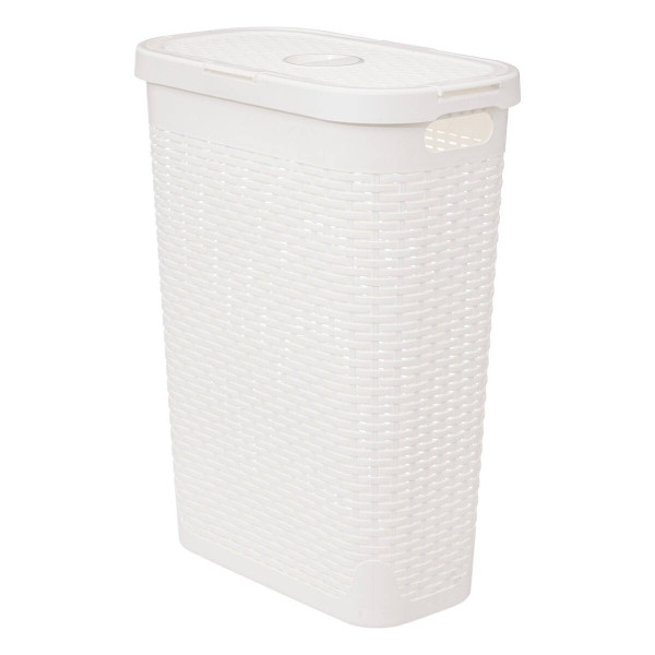 Wysoki kosz na pranie z plastiku, 40 l