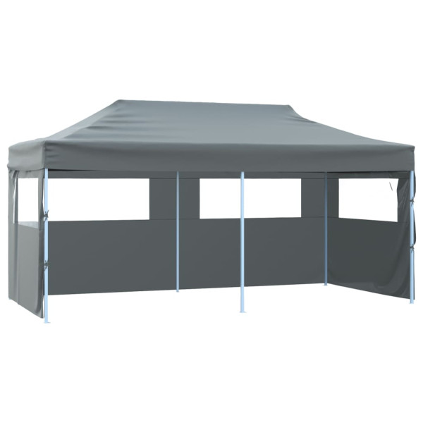 Namiot ogrodowy Antracyt Tkanina with 4 sidewalls vidaXL