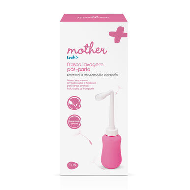 Mother Wells Postpartum Reinigingsfles, Milde Reiniging, Bevordert Herstel, 360 ml