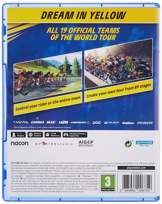 Jogo para PC - Nacon - Tour de France 2021 - Simulação - 1-2 jogadores - Inglês