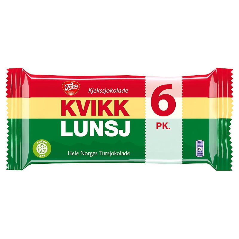 Freia Fast Food, paquet de 6, 282 g