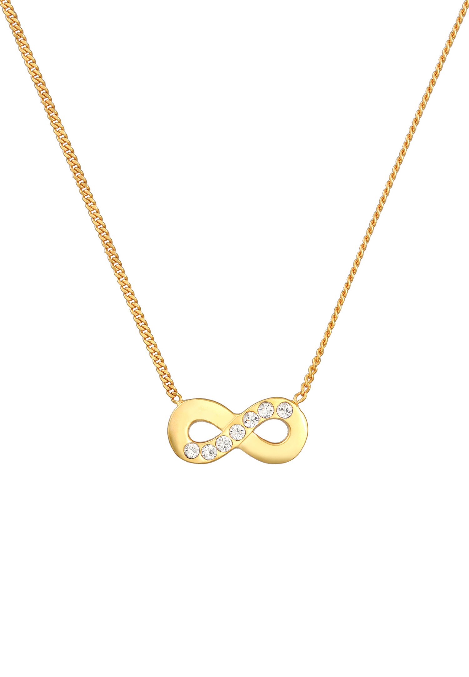 Elli Femmes pendentif symbole de l'infini avec cristaux en argent sterling 925