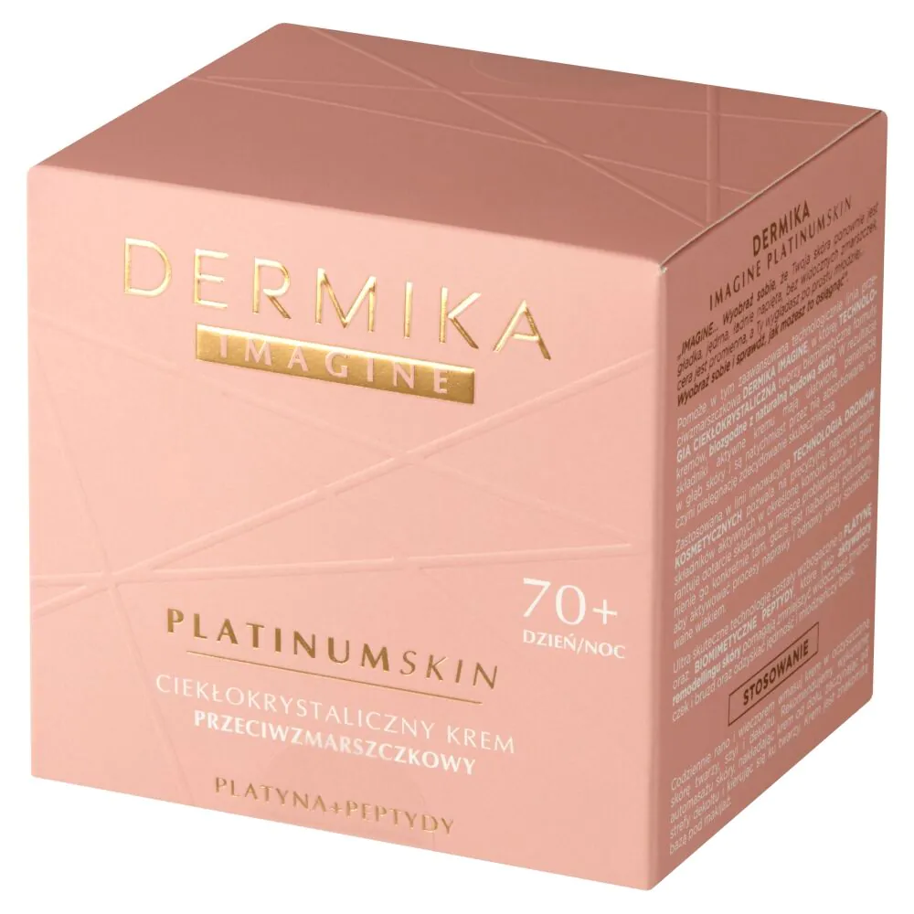 Dermika Imagine Platinum Skin Ciekłokrystaliczny krem przeciwzmarszczkowy 70+ na dzień i na noc