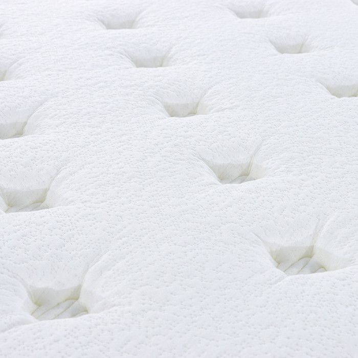 Matras 180x200 cm, 35 cm dik, pocketveren, 3 zones + traagschuim, bamboe hoes, verstevigde randen - LASUITE