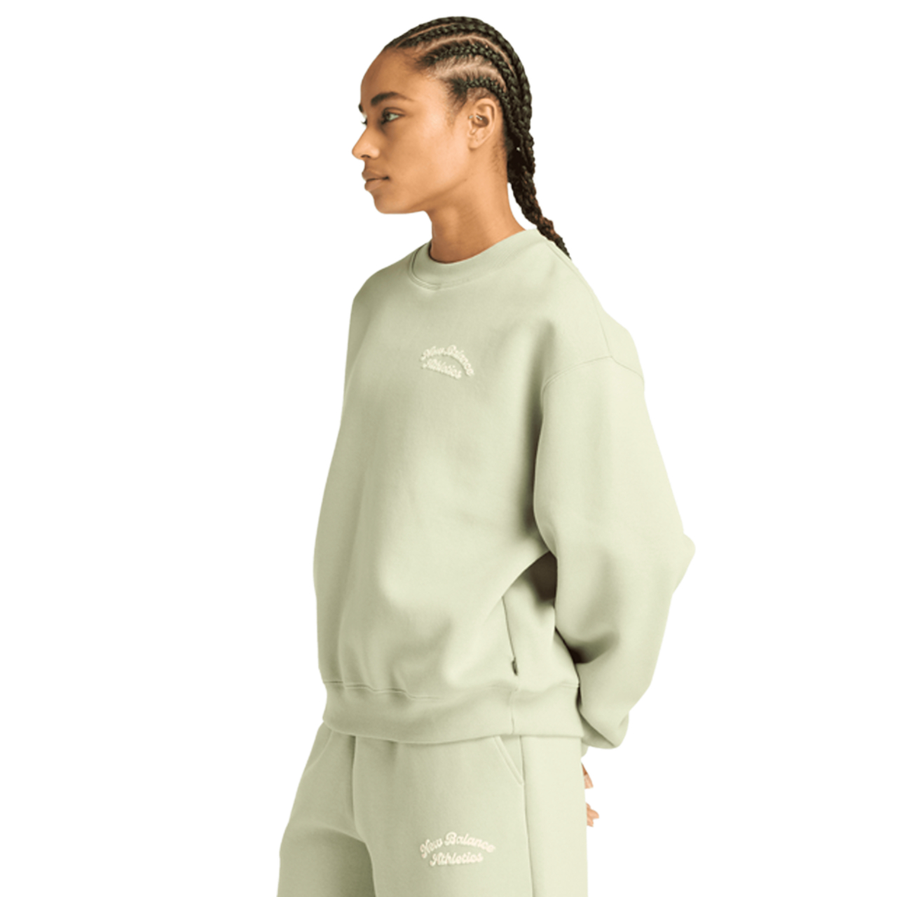 New Balance Linear Heritage Fleece Crew -paita