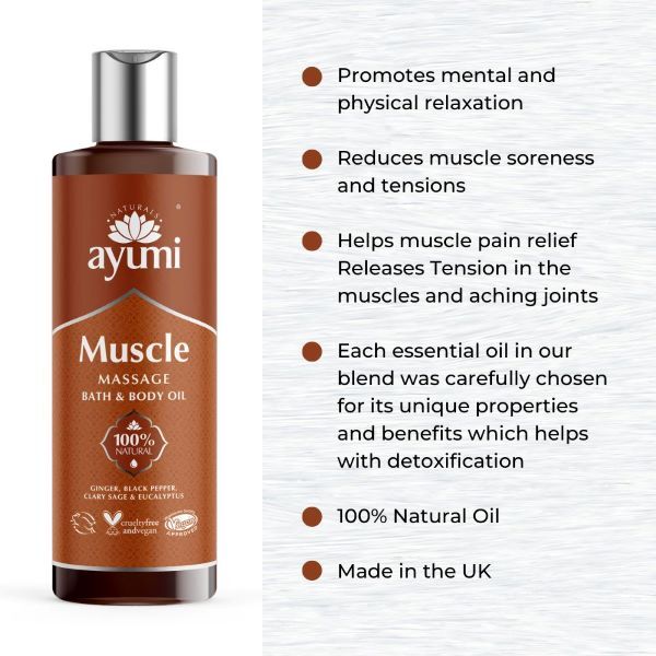 Ayumi Naturals Muskelmassageöl 250 ml