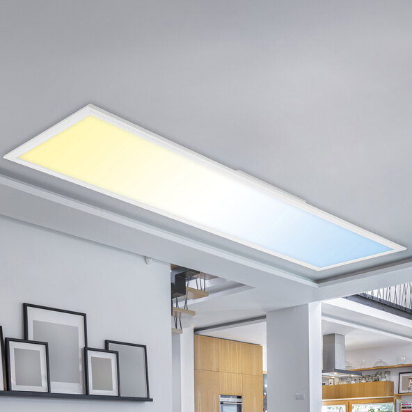 PIATTO CCT LED-paneel met afstandsbediening, wit