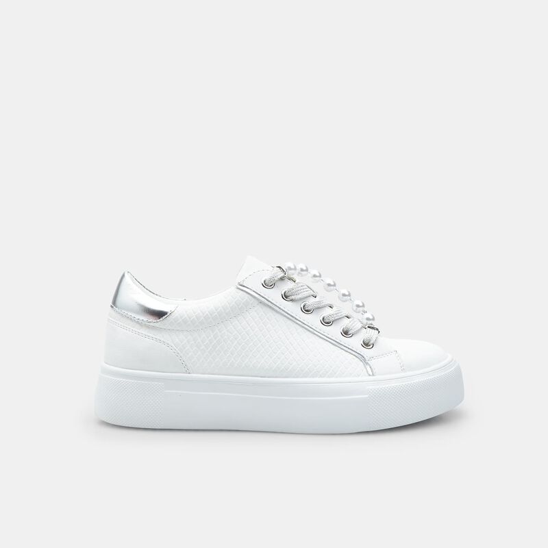Damsneakers med platåsula