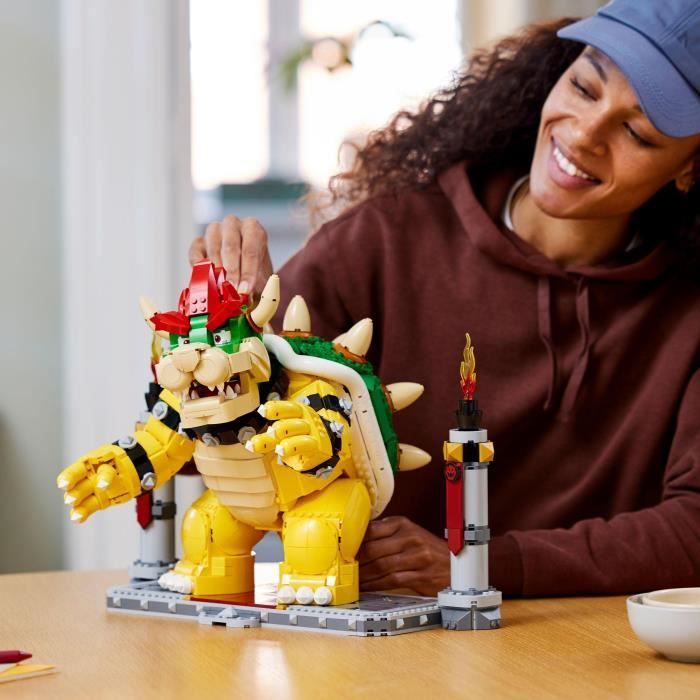 LEGO Super Mario - Mighty Bowser - Collectible Figure - Building Kit - Gift