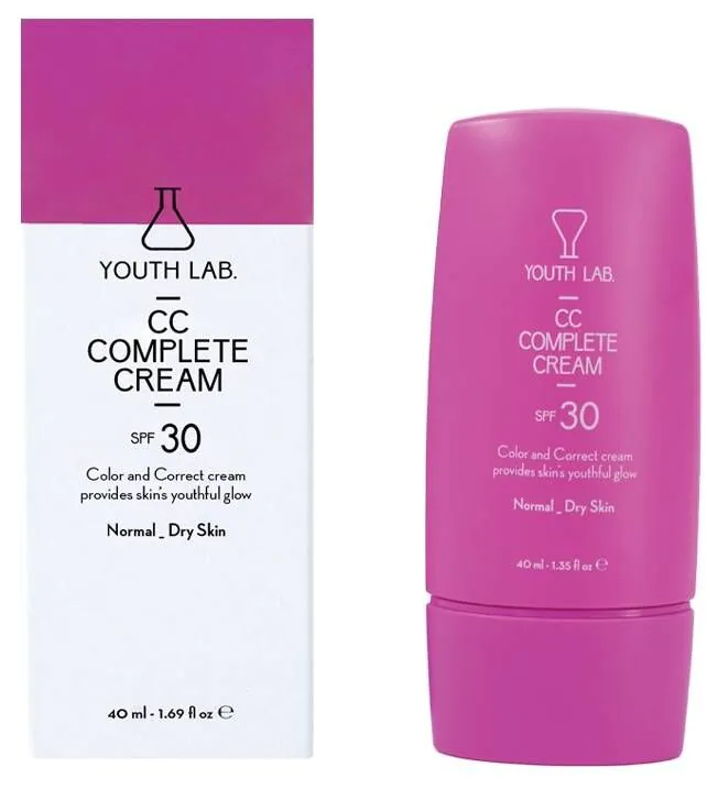 Youth Lab. CC Complete Krem CC SPF 30 dla skóry normalnej i suchej