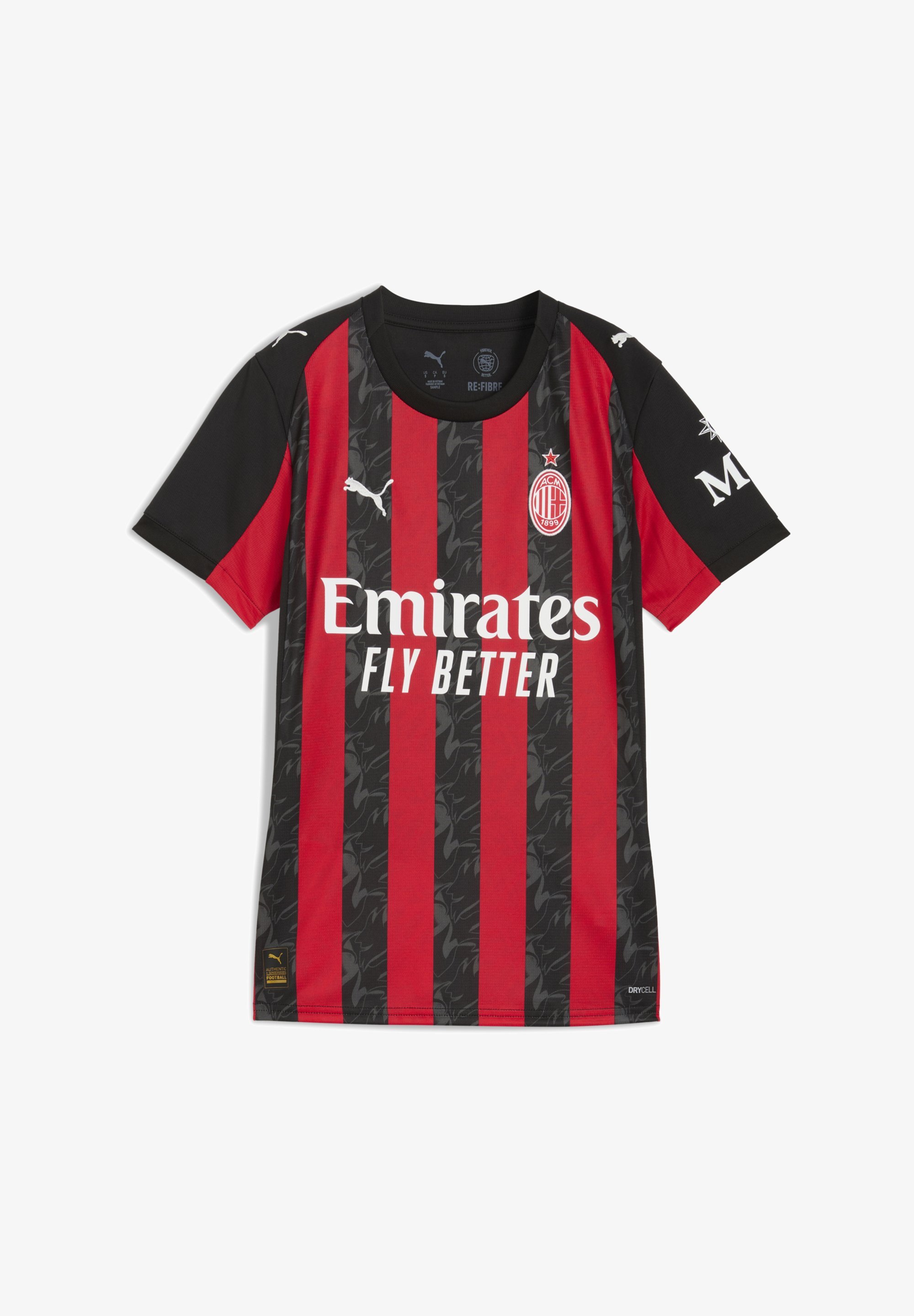 Puma AC MILAN HEIM - Tenue du club - Rouge et noir intemporels