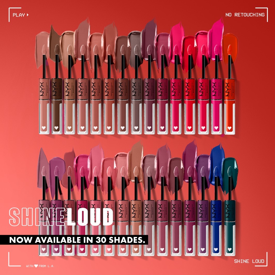 NYX Professional Makeup Lipstain Pride Makeup Shine Loud High Shine - 3,4 ml