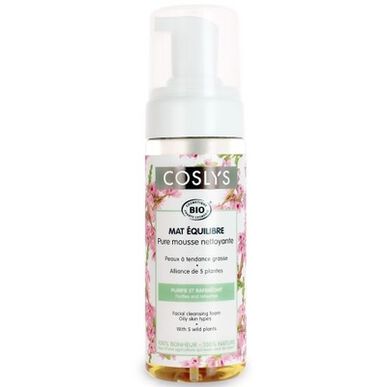 Coslys Mat Équilibre Pure Mousse Nettoyante Mousse Nettoyante Purifiante aux 5 plantes 150 ml 150 ml