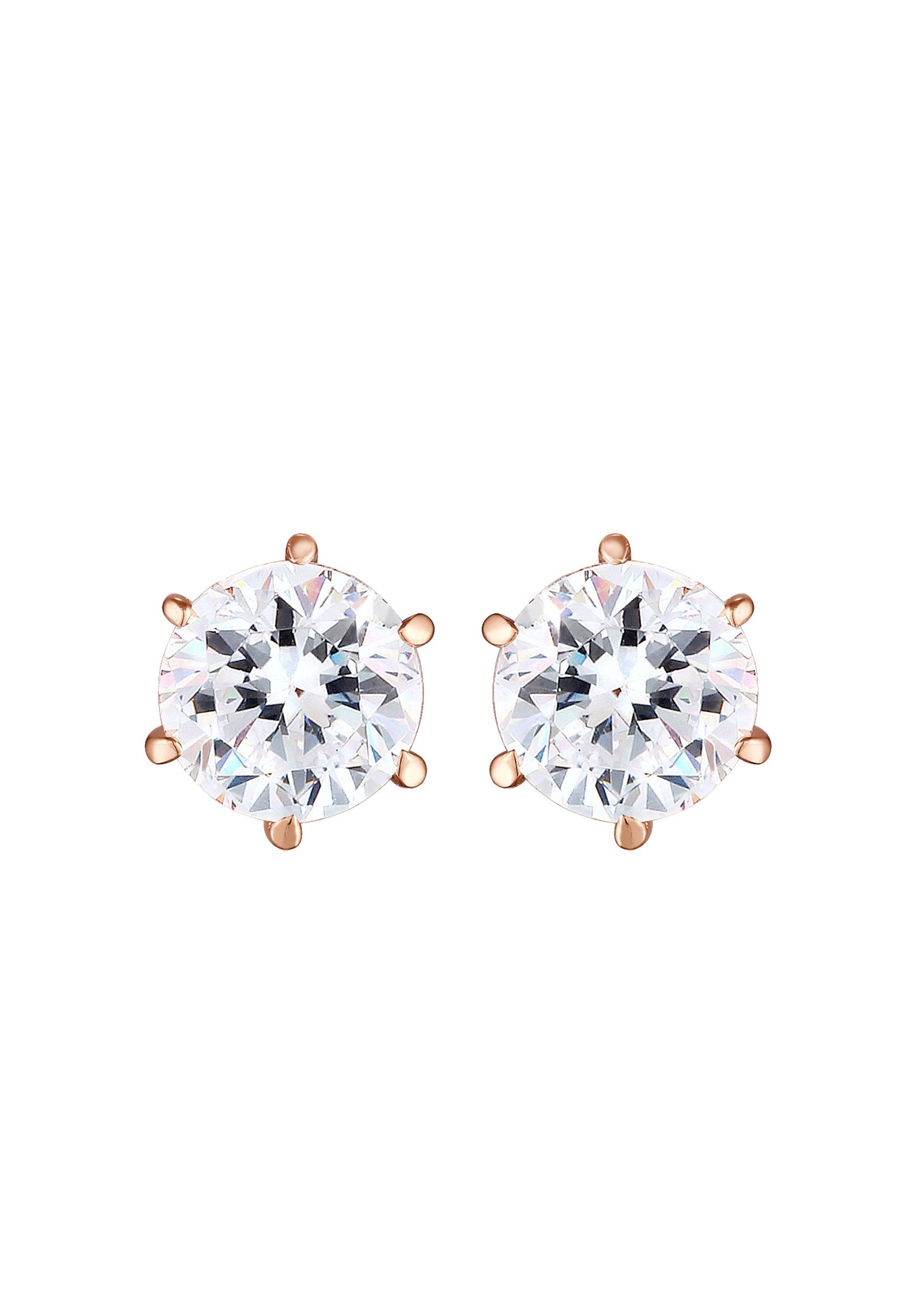 Elli Elli Boucles d'oreilles Femmes Cristaux de verre Taille Brillante Blanc Argent Sterling 925 Tenue de soirée