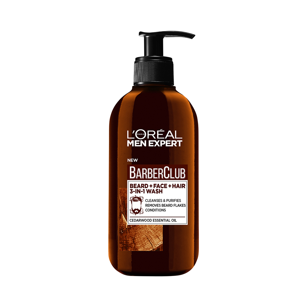 Men Expert Barber Club - Gel de curățare 3 în 1 200 ml - L'Oréal Paris
