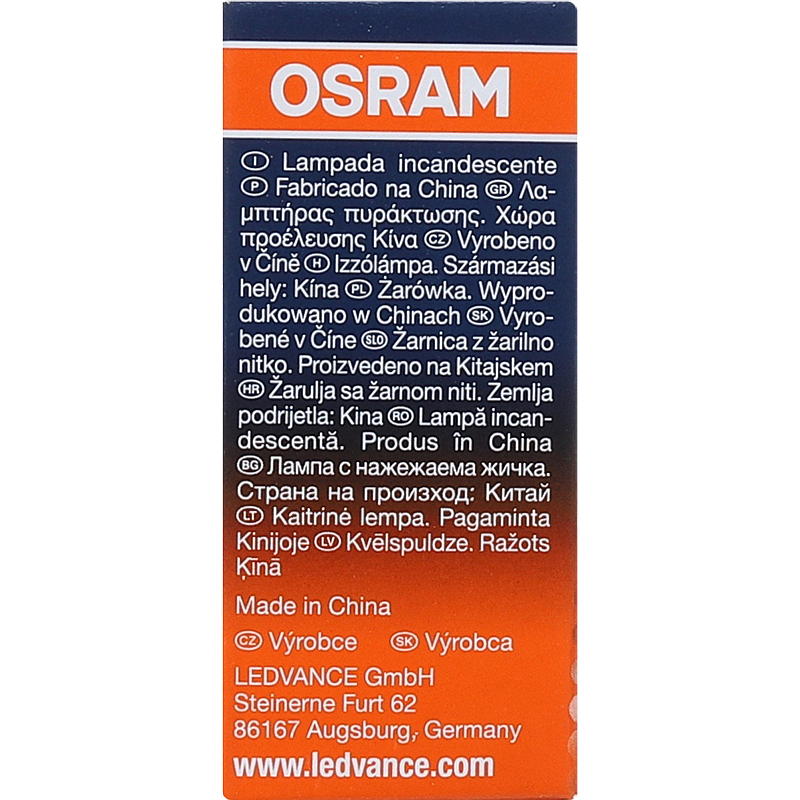 Osram Glødepære mini 2-pak, 25 W E14 Osram