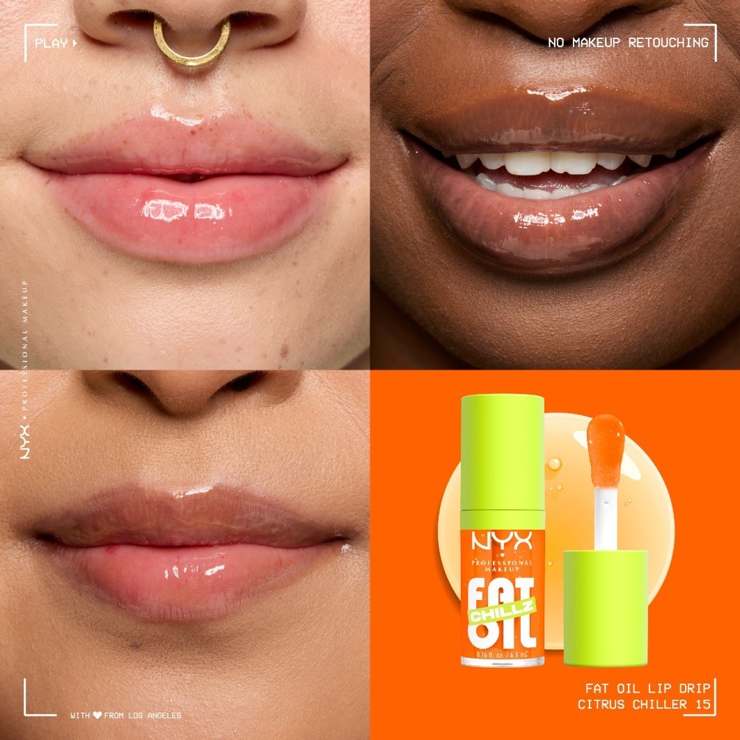 NYX Professional Makeup sijaj za ustnice Fat Oil Chillz Lip Drip - 4,8 ml