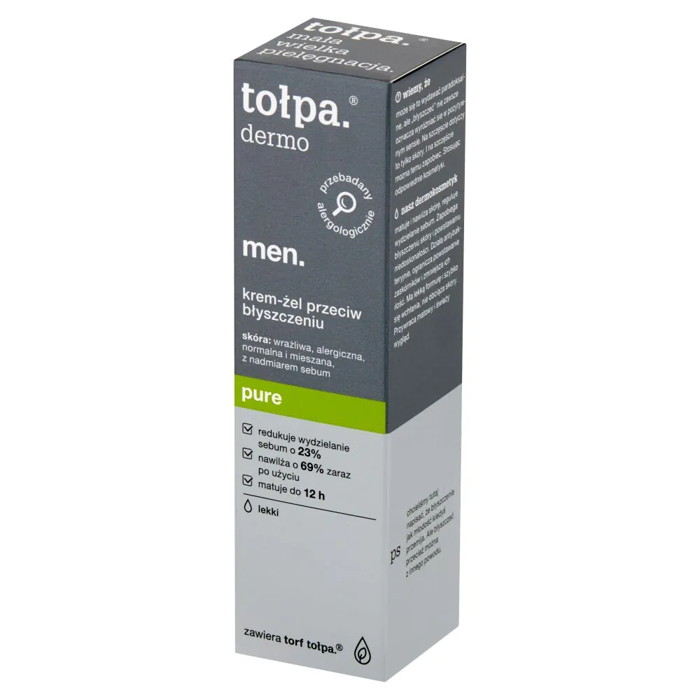 Tołpa Men 20+ Matujący krem-Żel Nawilżający