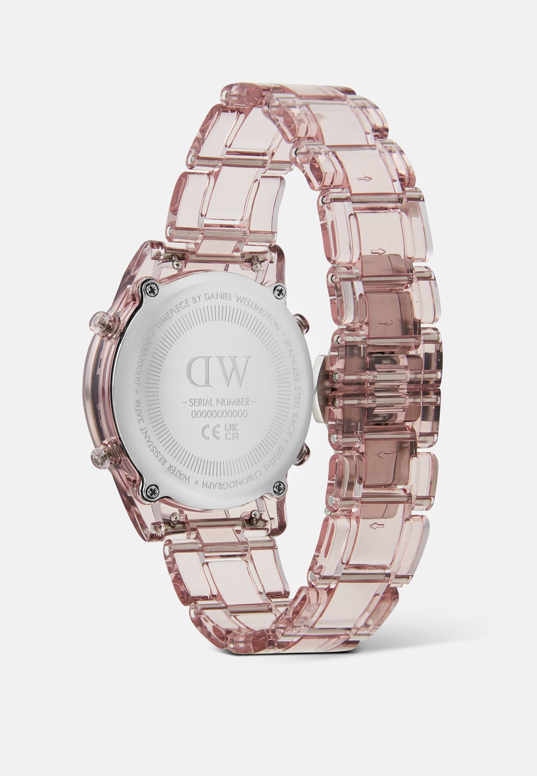 Daniel Wellington RETRO - Digitaal horloge - donkerroze