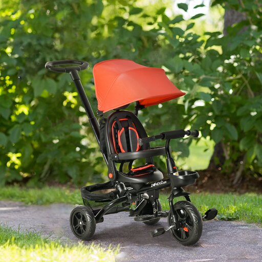  Homcom 4-in-1 Baby-Dreirad