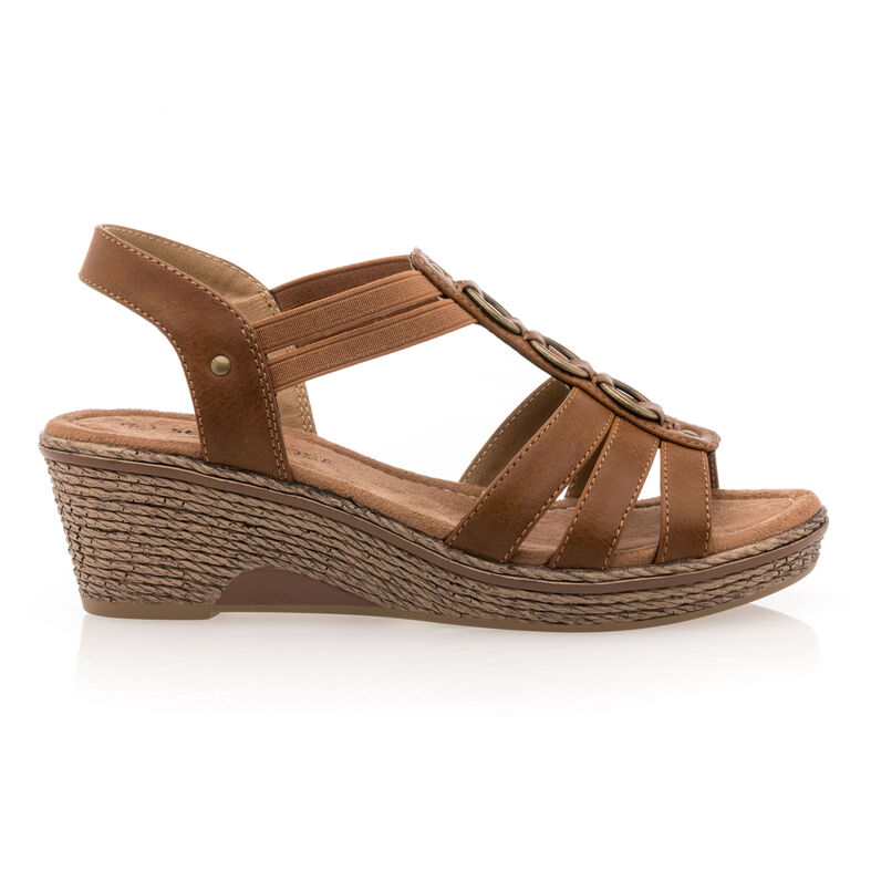 Sandalias marrones para mujer / Zapatos de punta abierta
