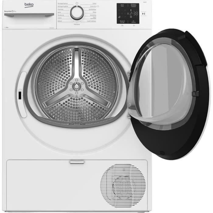 BEKO b300 Eco sense heat pump tumble dryer D0H11030 - 10 kg - W60cm - White