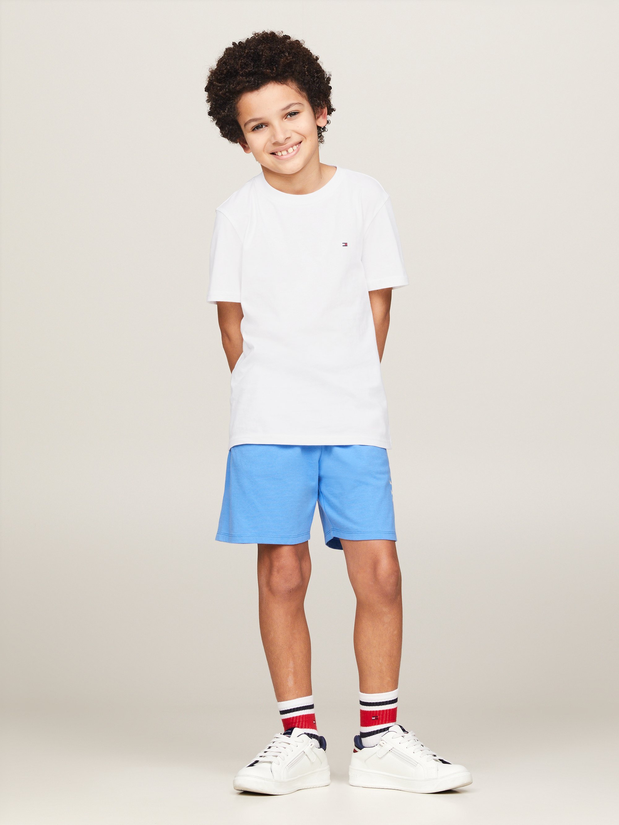 Tommy Hilfiger T-shirt unisex 2-pack - Basic T-shirt - blauw