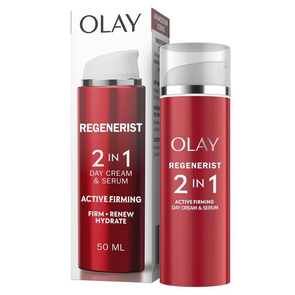 Olay Regenerist 2-v-1 dnevna krema in serum<br>50 ml - za vse tipe kože