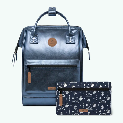 Cabaia Larissa Medium Adventurer Backpack, Navy Blue