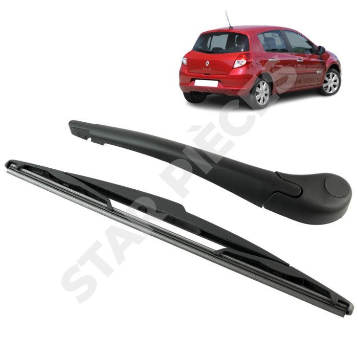Bras d'essuie glace pour Clio 3 (2005-2014) avec balai d'essuie glace  7700433319, 7701059392