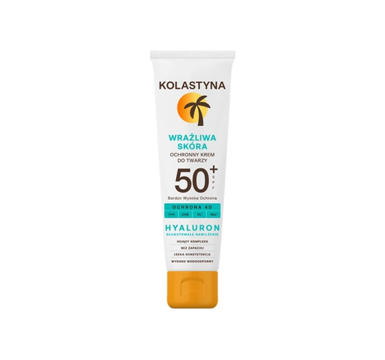 Kolastyna Wrażliwa Skóra ochronny krem do twarzy SPF50  50ml