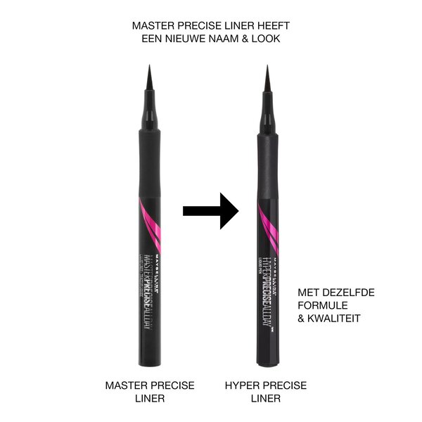 Maybelline New York Eye Studio Hyper Precise All Day Liner 001 Forest Brown Eyeliner<br>