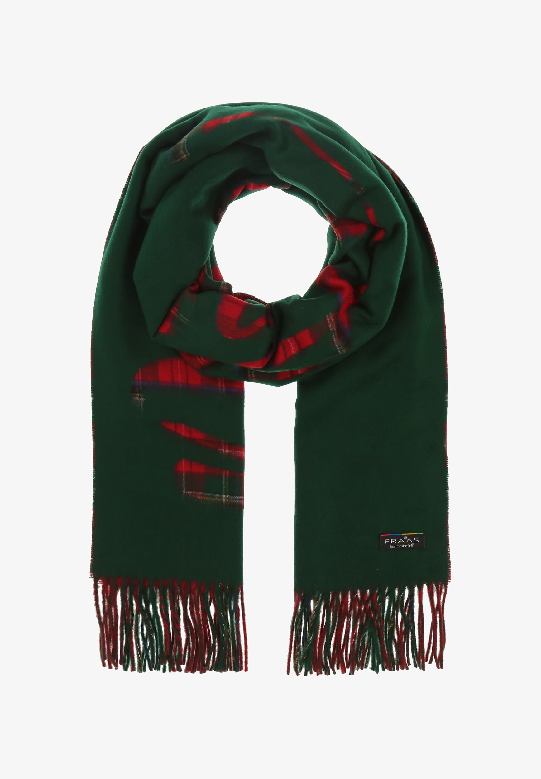FRAAS MERRY CHRISTMAS CASHMINK - Skjerf - antique green